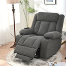 Power Lift Recliner Chair With Extended Footrest, Remote Control, Cup Holders, And Side Pockets