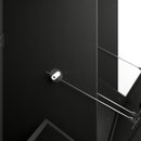 Double Tilt Out Trash Cabinet With Hideaway Drawer And Barn Door Style