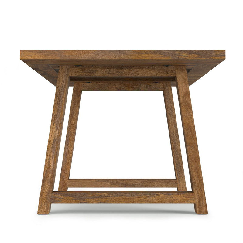 Whitley - Dining Table In Burnt Wax - Brown