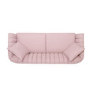 Contemporary 3 Seater Sofa With Plush Accents