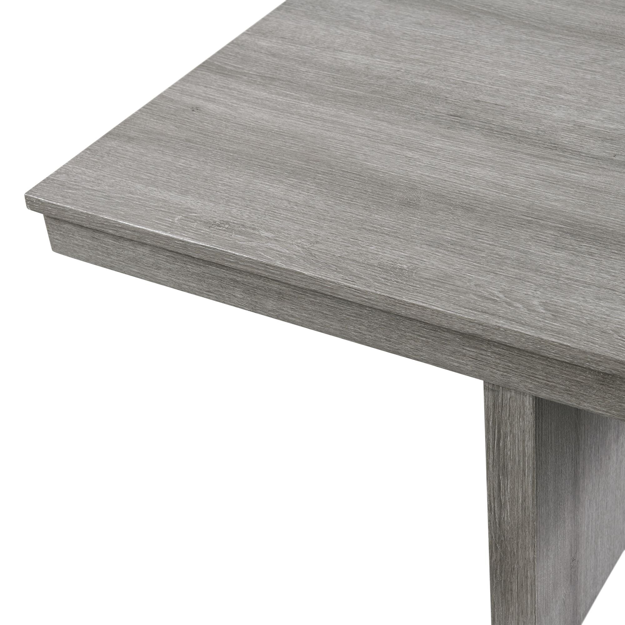 Uster - 2 Piece Occasional Set (Coffee Table And End Table) - Light Gray