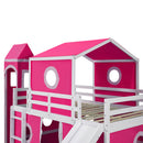 Loft Bed & Slide Tent And Tower