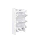 3 Doors Shoe Cabinet With 2 Drawers
