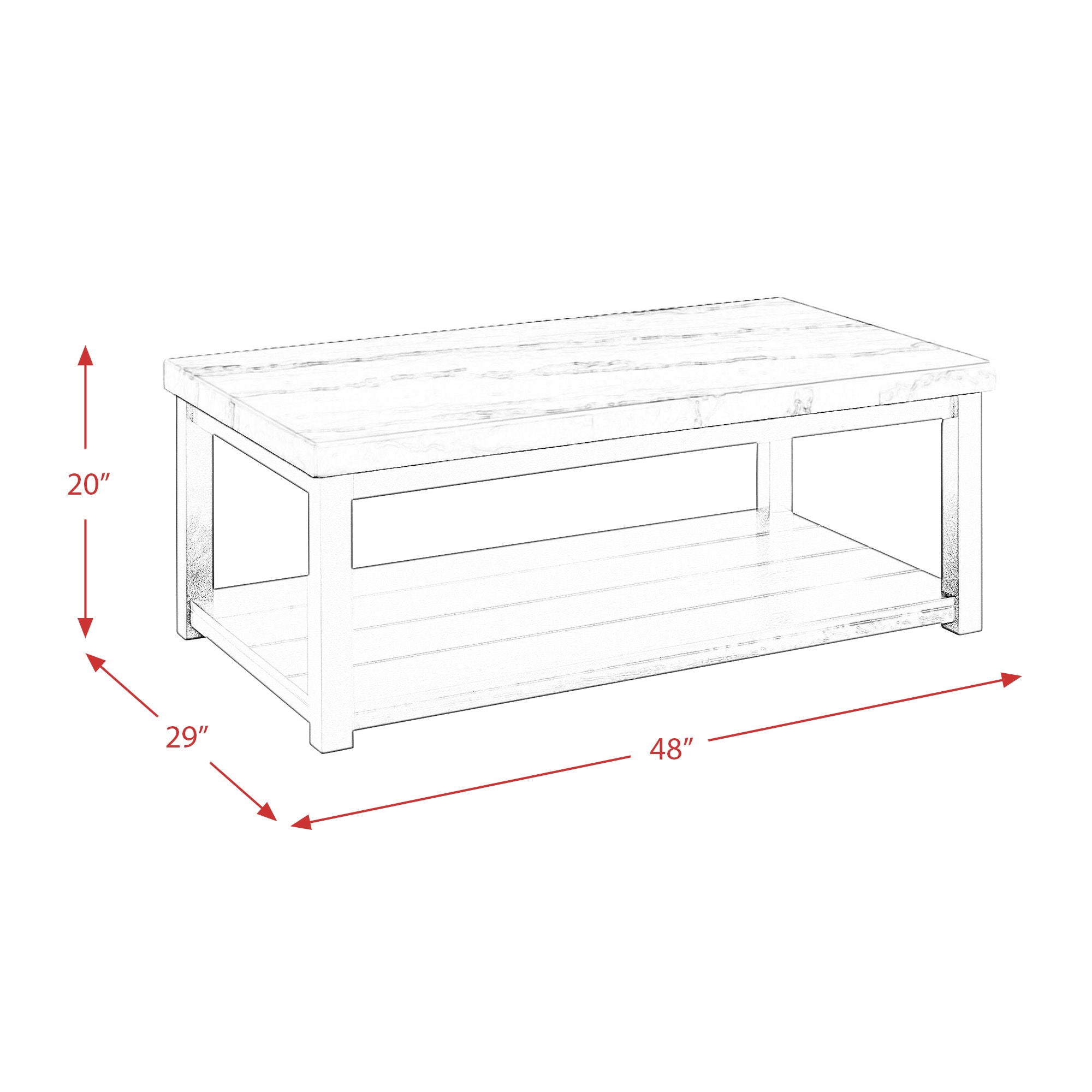 Marcello - Rectangular Table