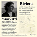 4 Piece Set Of Modern Color Block Designed Single Chairs With Long Table