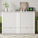 Murphy Bed With Drawer And A Set Of Sockets & USB Ports, Pulley Structure Design