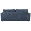Oversized Loveseat Chaise With 2 USB Ports, 2 Cup Holders And 2 Throw Pillows