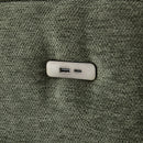 Modern Modular U-Shaped Sofa Bed With Movable Ottoman, USB Ports, Phone Holder