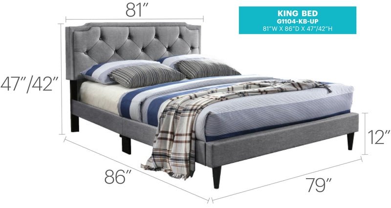 Button Tufted Bed Charming For Cozy Spaces
