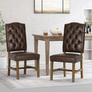 Elegant Dining Chair With Button Tufted Design