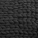 Cozy Knitted Acrylic Throw Blanket With Double Sided Design