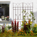 Metal Garden Trellis Rustproof For Climbing Plants Outdoor Flower Support