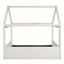 Upholstered House Style Daybed With LED Light Strips