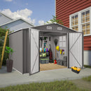 Large Outdoor Storage Shed With Lockable Door, Air Vent