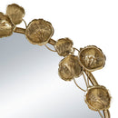 Full Length Arched Wall Mirror With en Leaf Accents Decorative Mirror For Living Room Bedroom - Gold