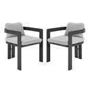 Pula - Patio Outdoor Aluminum Dining Chair (Set of 2)