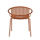 Modern Outdoor 7 Piece Expandable Dining Set With Stackable Chairs