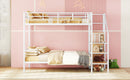 Bunk Bed With Lateral Storage Ladder And Wardrobe