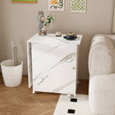 4 In 1 Folding Sewing Table With Lockable Wheels, Multi Functional Craft Station - White