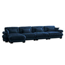 Super Comfort Oversized Modular Sectional Sofa With Movable Ottoman