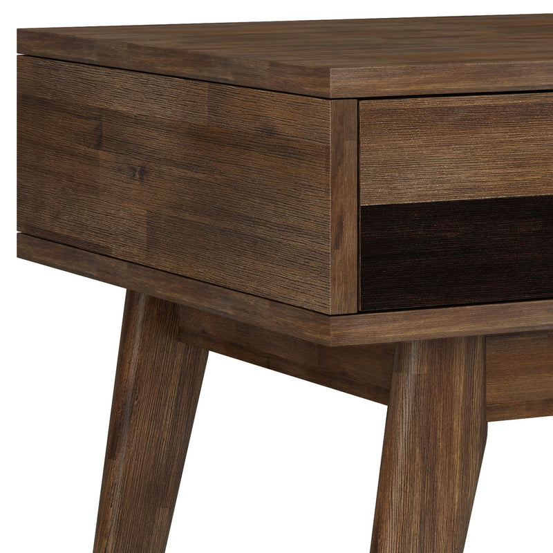 Clarkson - End Table - Rustic Natural Aged Brown