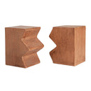 Rectangular Outdoor Indoor Accent Side Table (Set of 2)