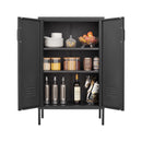 Suitable For Steel Storage Cabinets In Living Rooms, Kitchens, And Bedrooms, 2 Door Miscellaneous Storage Cabinet, Garage Tool Storage Cabinet, And Office File Cabinet 2 Movable Partitions