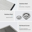 Farmhouse Double Bowl Sink With 50/50 Layout