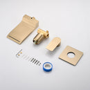 Modern Wall Mount Bathroom Sink Faucet With Waterfall Spout