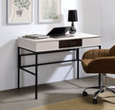 Verster - Desk - Natural & Black Finish - Atlantic Fine Furniture Inc