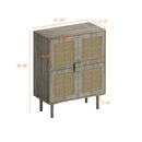 4 Door Storage Cabinet With 8 Shelves