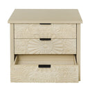 3 Drawer Cabinet, American Furniture, Suitable For Bedroom, Living Room, Study - Natural