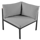 Outdoor Sectional Sofa Set Patio Seating Group With Cushions