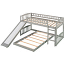 Functional Bunk Bed With Convertible Ladder And Slide