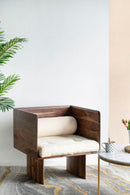 Wooden Sofa - Brown