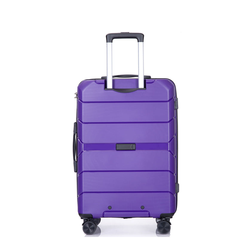 Hardshell Suitcase Spinner Wheels Lightweight Durable Suitcase With Tsa Lock, 3 Piece Set