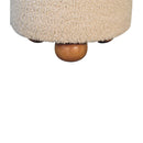 Storage Footstool - Cream