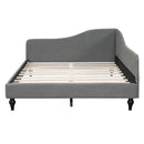 Modern L Shaped Linen Daybed With Legs