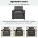 Cozy Upholstered Plush Cushion Armchair For Living Room