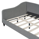 Modern L Shaped Linen Daybed With Legs