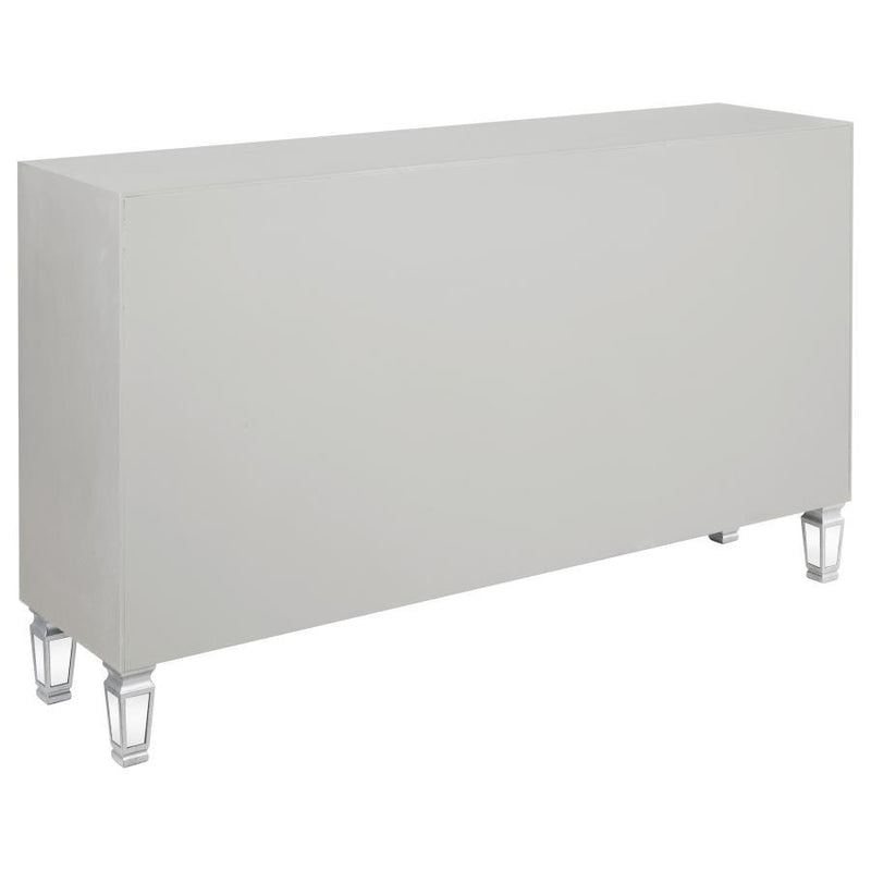 Leticia - 3-Drawer Accent Cabinet - Silver