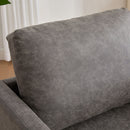 Modern Upholstered Square Swivel Accent Chair With 360 Degree Rotation