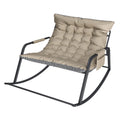 Rocking Chair With Storage, Cushions & Armrests