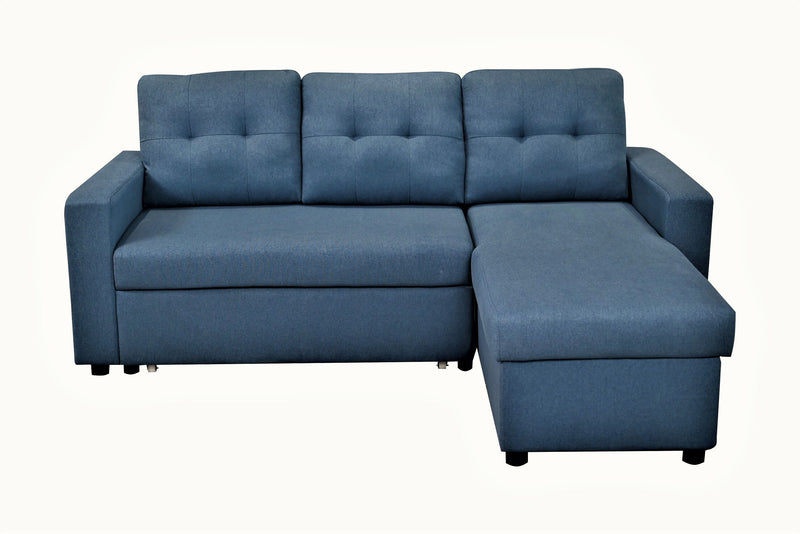 Convertible L Shaped Sectional Sleeper Sofa Bed, Saving Pull Out Couch