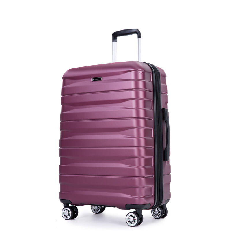 Luggage Set Of 5 Pieces, Expandable Hard Pc Luggage Set With Tsa Lock For Rotating Wheels