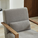 Swivel Modern Upholstered Accent Chair With Armrests