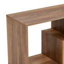 Minimalist Cube TV Stand With Adjustable Open Storage Shelves