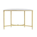 Bordeaux - Console Table - White / Gold