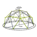 10 Sided Climbing Frame For Outdoor Playground With Colorful Climbing Stones