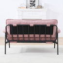 Modern Metal Frame Sofa With Sponge Filling For Compact Spaces And Versatile Use